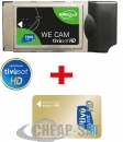 WE Cam HD tivúsat+Gold Smartcard CI+